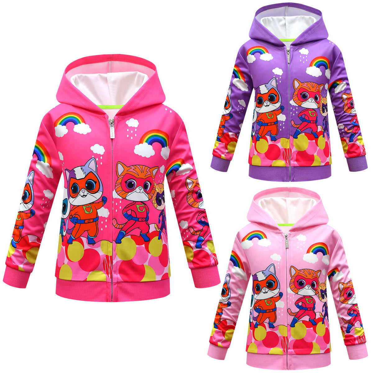 SuperKitties Kleidung Kinder Herbst Winter Jacke Baby Mädchen Mit Kapuze Mäntel Teen Jungen Zipper Oberbekleidung Kinder Casual Sport Jacken