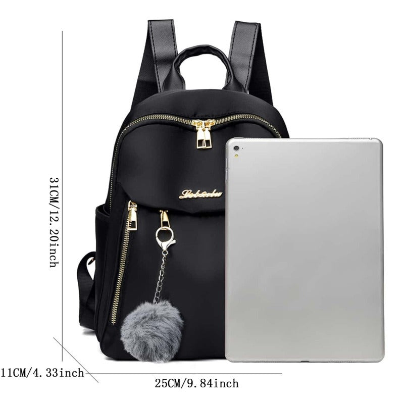 Rucksack für Damen – leichter College-Tagesrucksack, trendiger Reiserucksack (wasserabweisende Campus-Büchertasche)