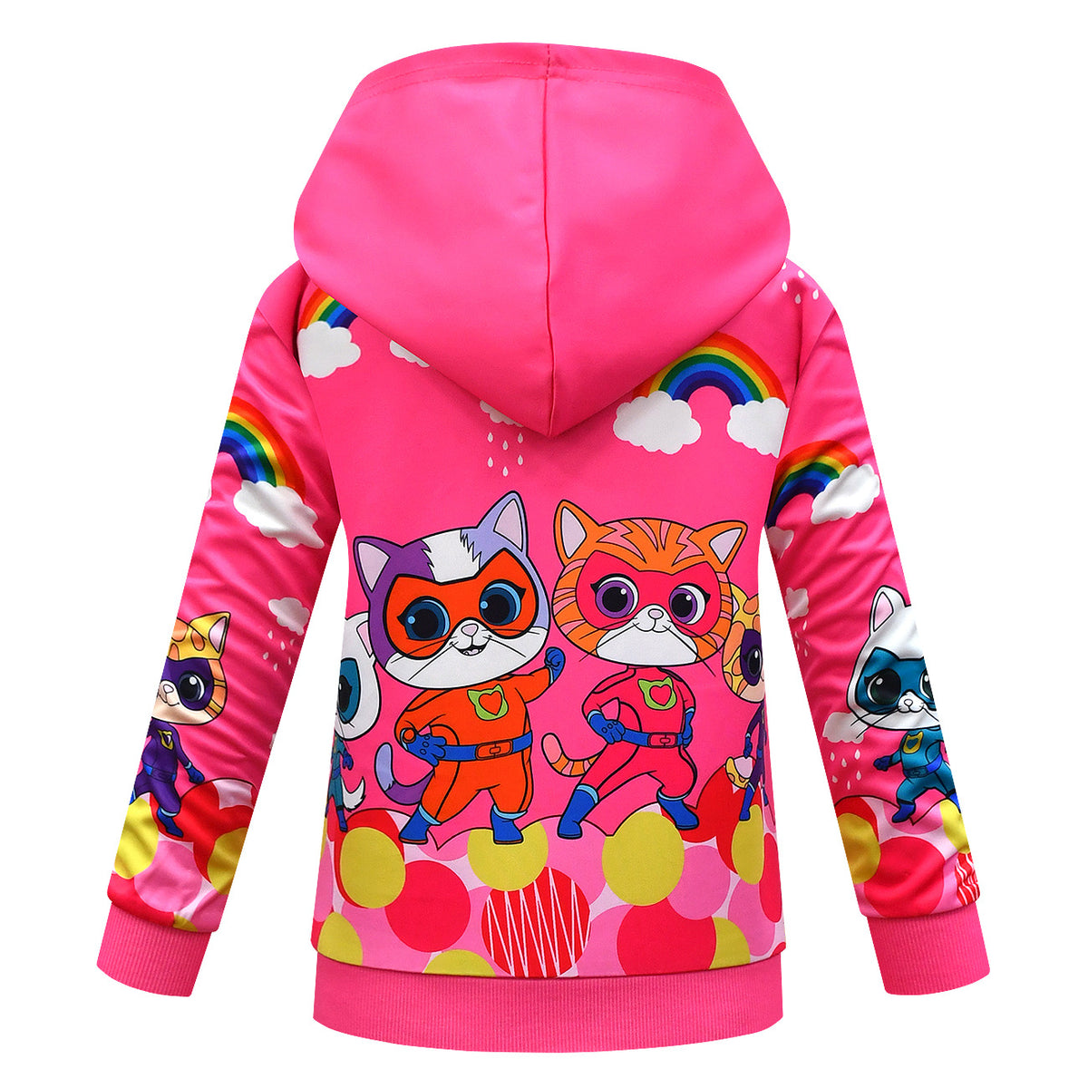 SuperKitties Kleidung Kinder Herbst Winter Jacke Baby Mädchen Mit Kapuze Mäntel Teen Jungen Zipper Oberbekleidung Kinder Casual Sport Jacken