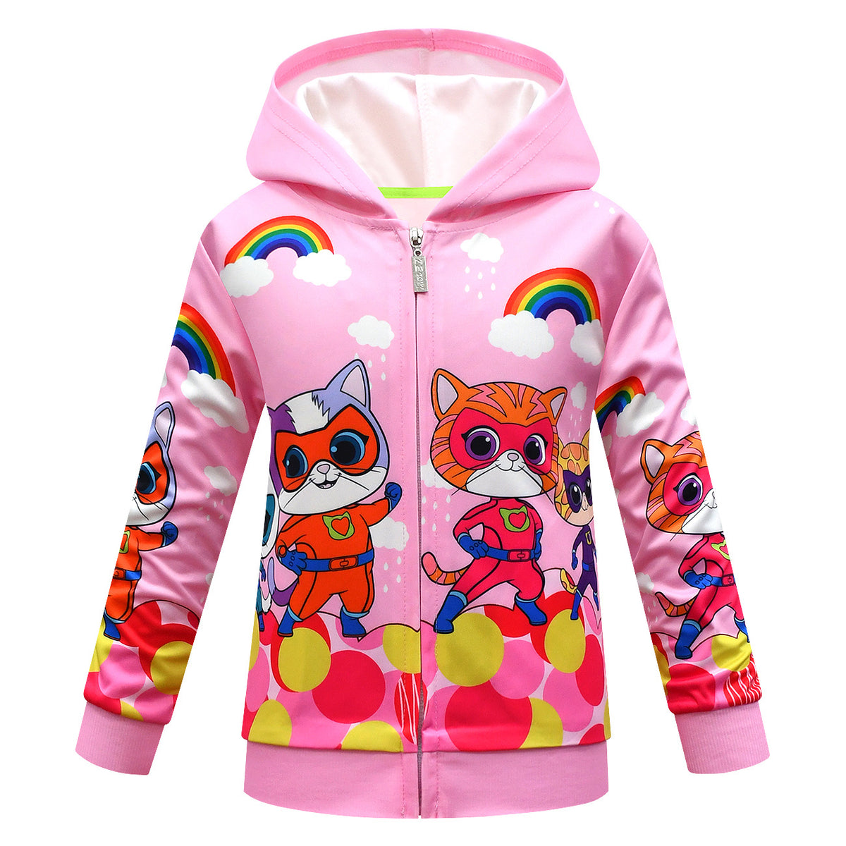 SuperKitties Kleidung Kinder Herbst Winter Jacke Baby Mädchen Mit Kapuze Mäntel Teen Jungen Zipper Oberbekleidung Kinder Casual Sport Jacken