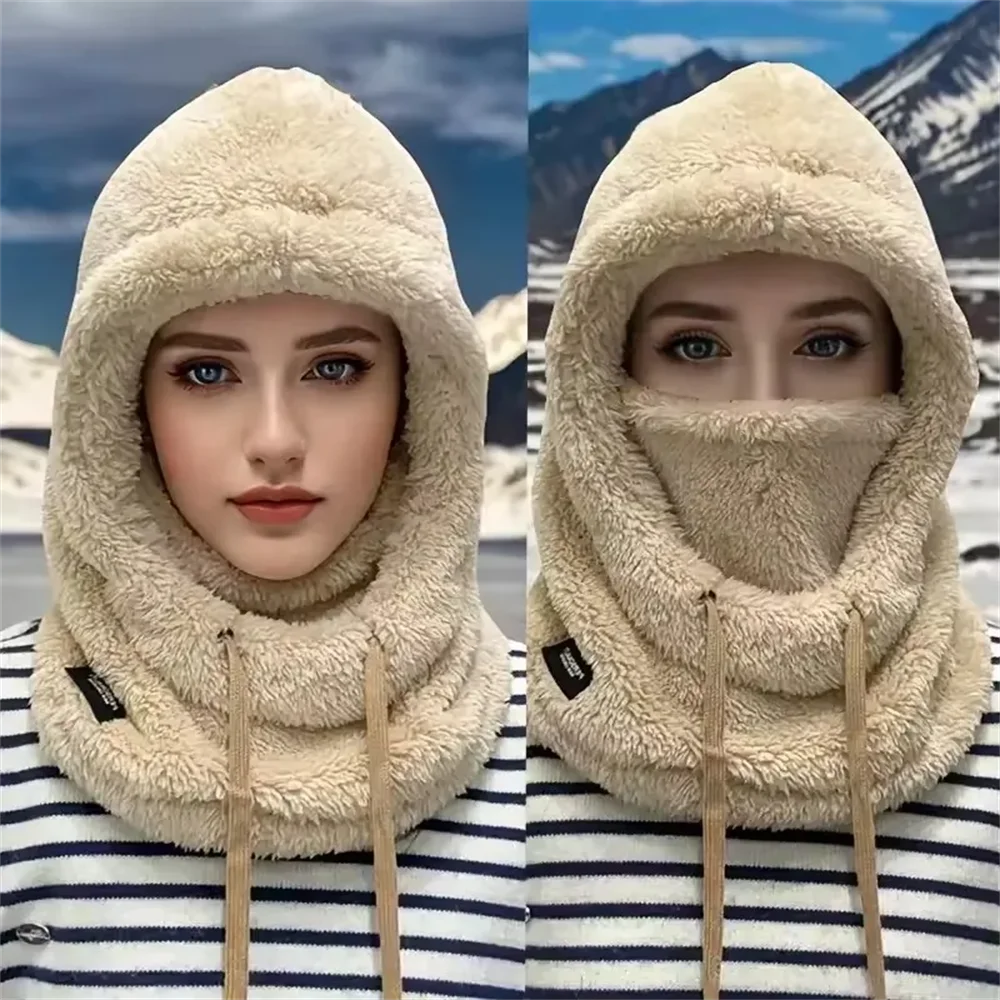 Winter Warme Thermische Winddichte Balaclava Skimaske Motorrad-Gesichtsbedeckung Polar Fleece Verstellbare Fahrrad-Nackenbedeckung Vollgesichtsmaske