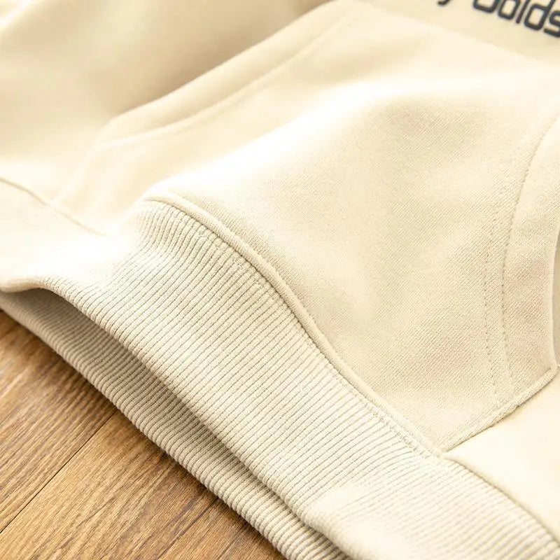 4-14 Jahre Winter Neue Jungen Hoodies Herbst Futter Plus Samt Dicke Warme Sweatshirt Für Teen Jungen Brief drucken Pullover Tops