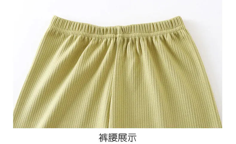 2024 herbst Winter Kinder Pyjama Sets Einfarbig Nachtwäsche für Kinder 1-16 jahre Teen Pyjamas Jungen Mädchen Loungewear Baby kleidung