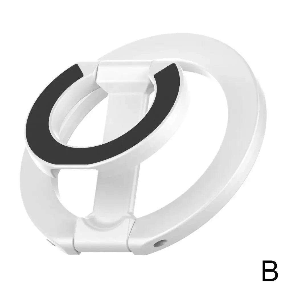 Magnetischer Handy-Ringhalter Beidseitiger Magnet 360° °   Rotierbarer, ultradünner, faltbarer, tragbarer Desktop-Handyhalter für iPhone 17, 16, 15