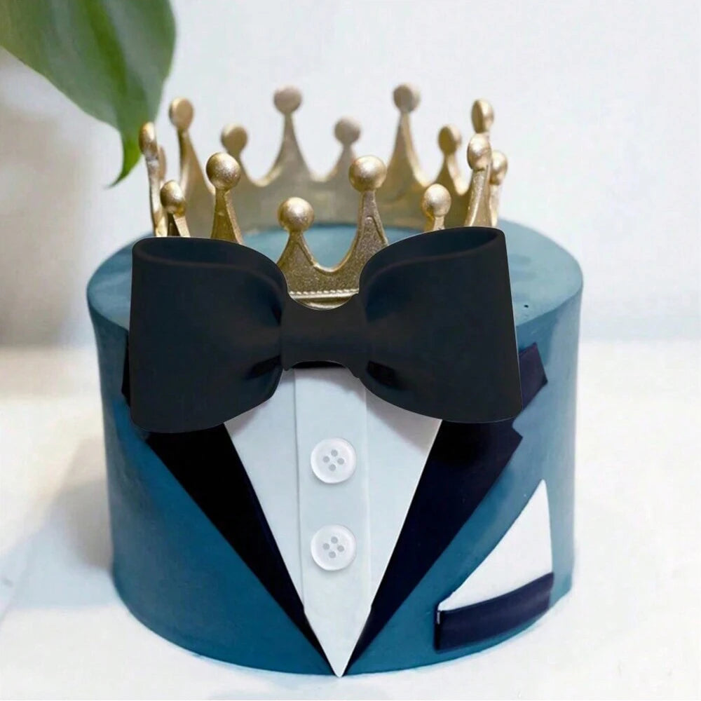 3/6sets Blau Schwarz Krawatte Anzug Glückliche Vater Tag Kuchen Topper Alles Gute Zum Geburtstag Papa Kuchen Dekoration Kuchen Dekorieren werkzeuge Party Gefälligkeiten
