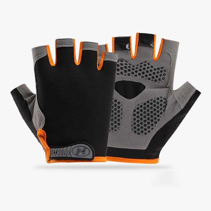 Männer Radfahren Fahrrad Handschuhe Halbe Finger Gym Handschuhe Frauen Handschuh Atmungsaktive Anti-slip Handschuh Fitness Sport Training Handschuhe