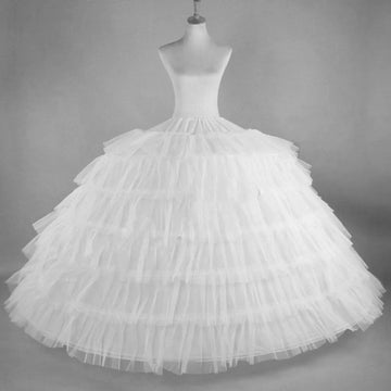 Volle weiße Ballkleid-Reifen, Hochzeitsaccessoires, Petticoat, Unterrock, Slips, Quinceanera-Kleid für Hochzeitskleid