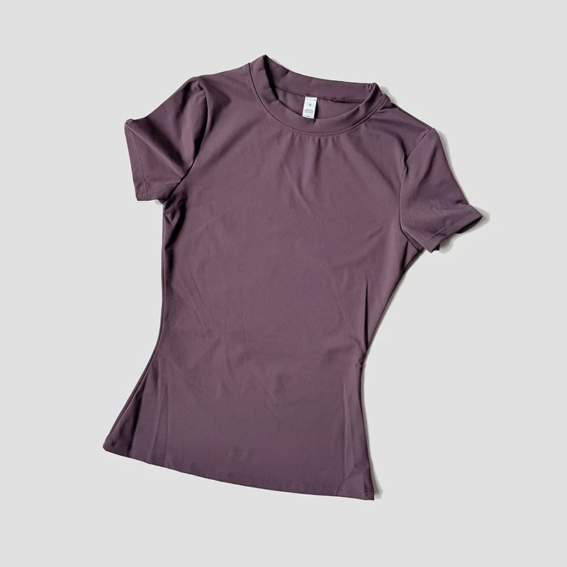 Frauen Yoga Top Nahtlose Sport T Shirts Fitness Kleidung Kurzarm Yoga Shirt Gym Top Laufen Active Wear