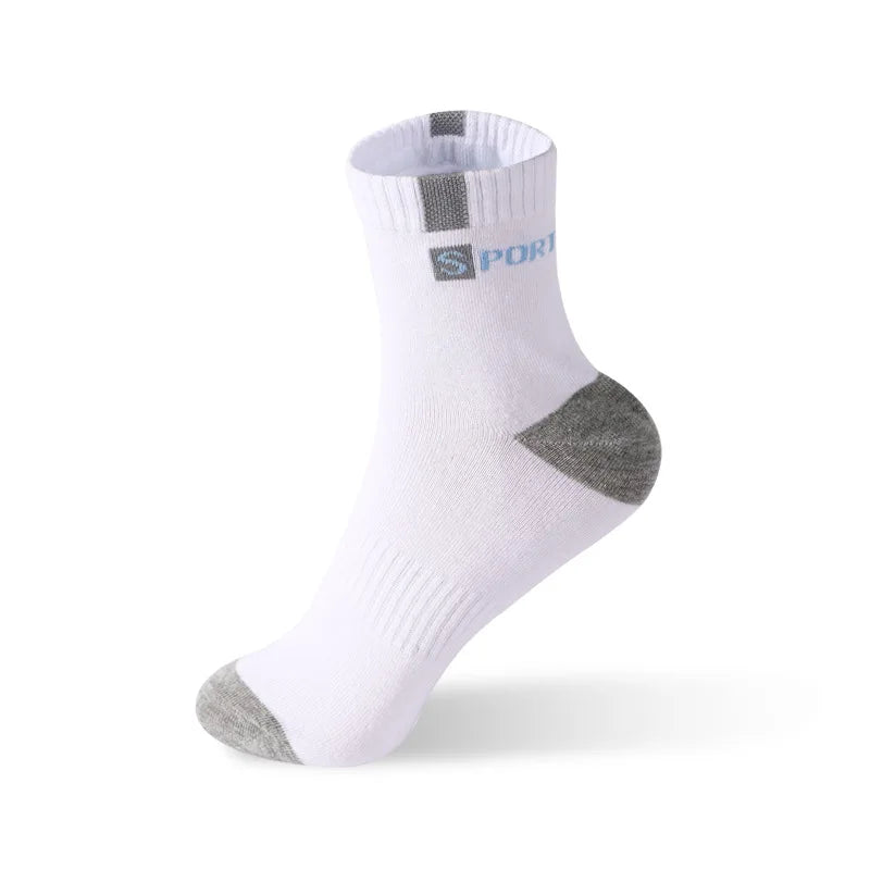 5 Paar Größe 37–43 Herren Bambusfaser Herbst Winter Herren Socken Atmungsaktive Baumwolle Sportsocke Atmungsaktive Deodorant Business Socken