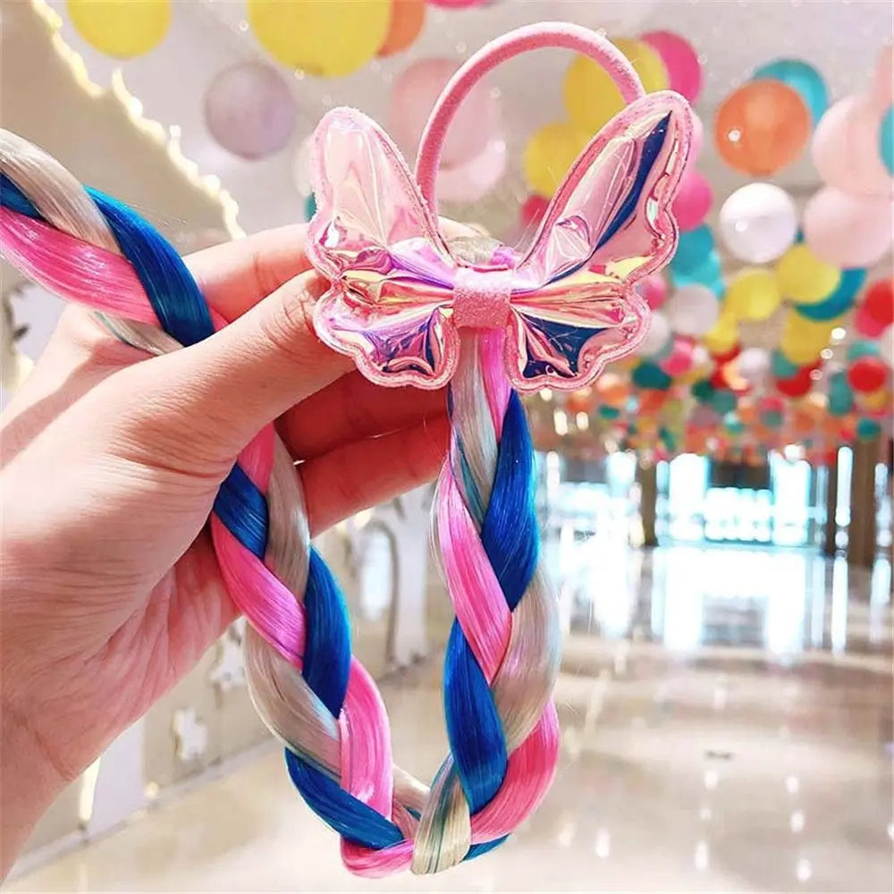 Rainbow Hair Bow Ties