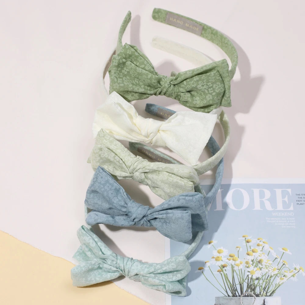 Kids Printed Bow Headband