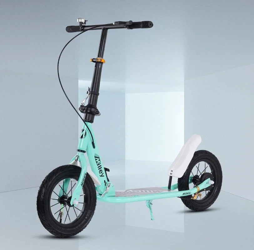 Handbremsroller für Erwachsene für Jugendliche zur Arbeit, großes Rad, zweirädriger, faltbarer Urban Campus-Mobilitätsroller, heiß neu
