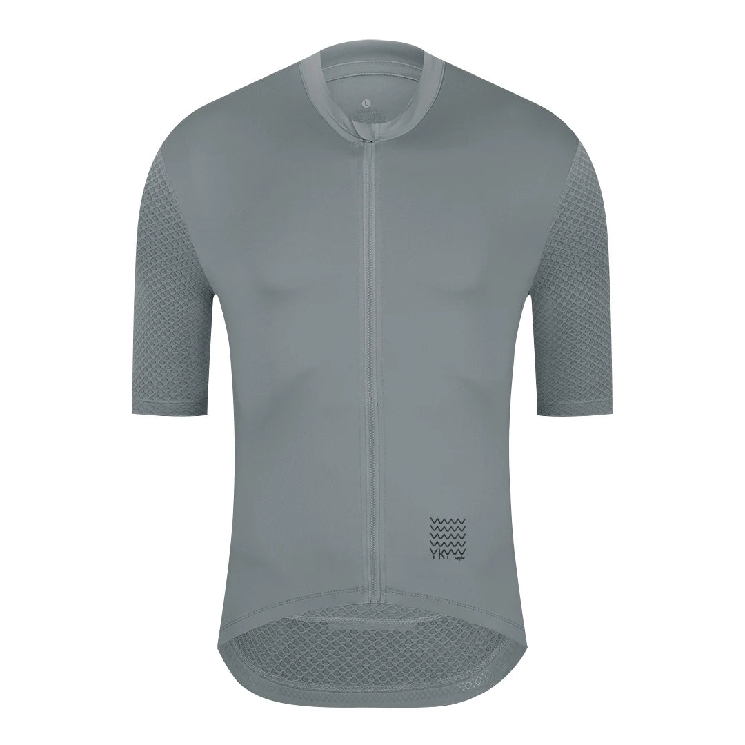 YKYWBIKE Men's Classic Cycling Jersey Summer Bicycle Pro Team Short Sleeve Shirt Cycling Maillot Road Bike Breathable Clothing