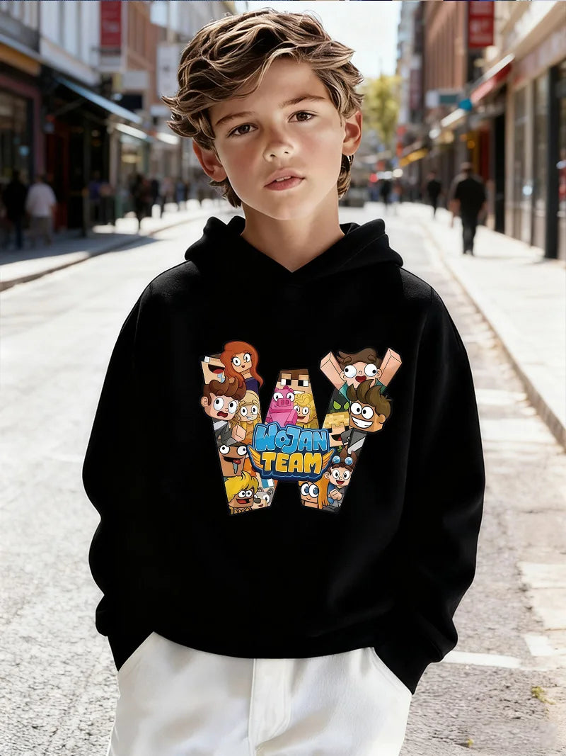 Kids Character Graphic Hoodie