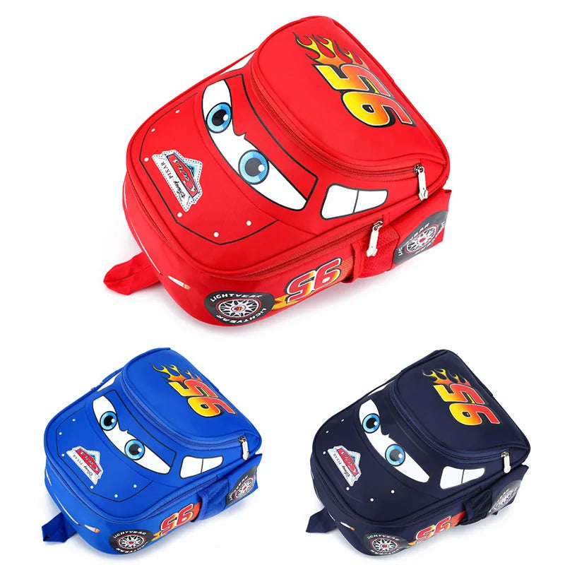 Kids Cartoon Car Backpack