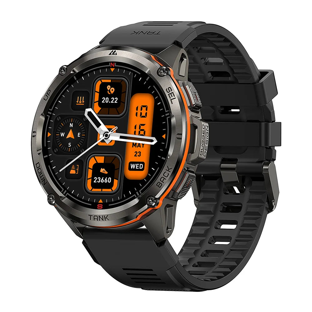 2025 KOSPET TANK T3 Ultra GPS Smart Uhr Für Männer Smartwatch Frauen 470 mAh Batterie Digitale Fitness AMOLED AOD Bluetooth uhren