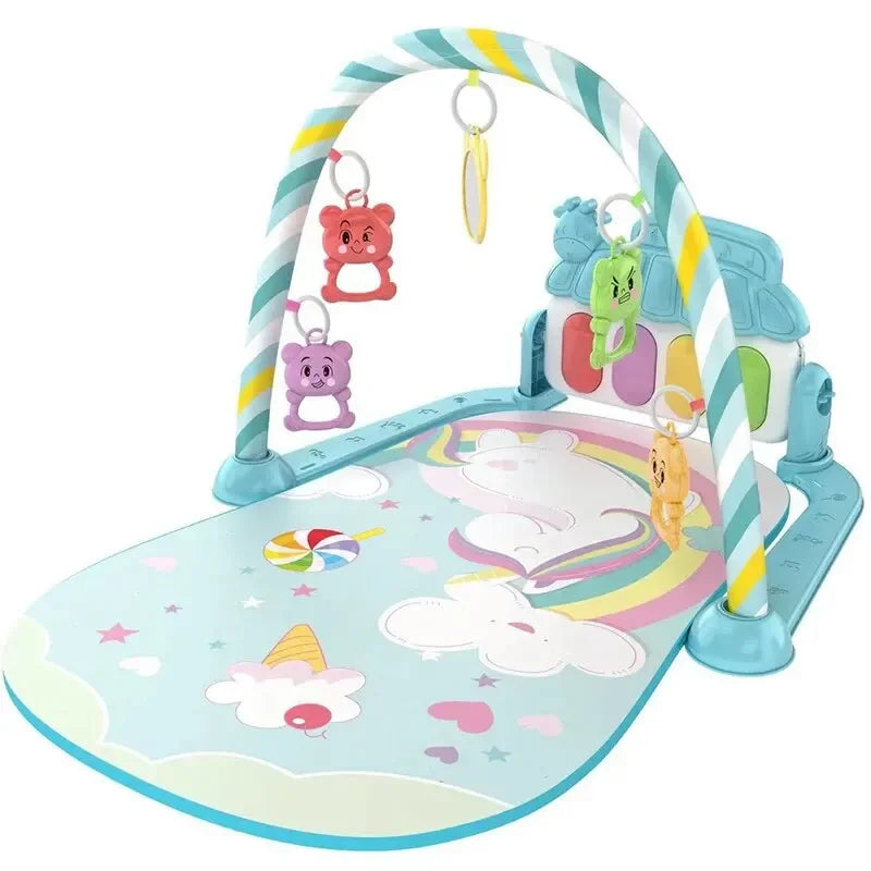 Baby 0-1 Jahre alt Baby Fitness Stand Pedal Klavier Spielzeug Neugeborenen Musik Pedal Klavier Fitnessgeräte Bettglocke Spielzeug