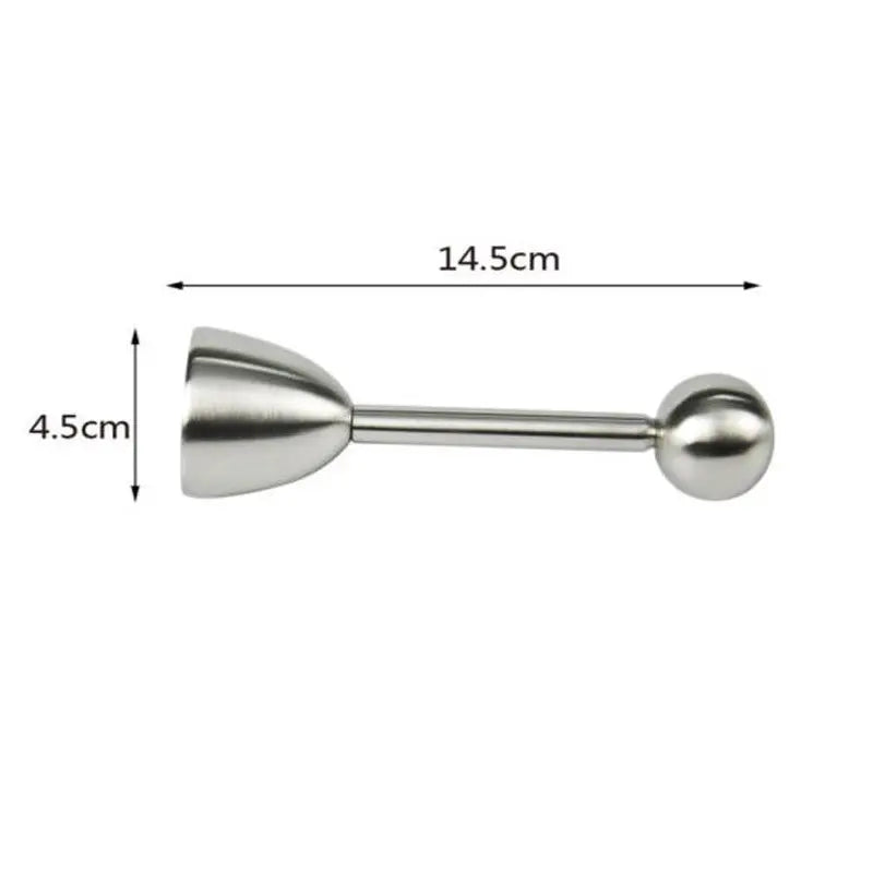 Edelstahl gekochte Ei Topper Shell Top Klopfer Öffner Küchen werkzeug Cutter Zubehör Gadget