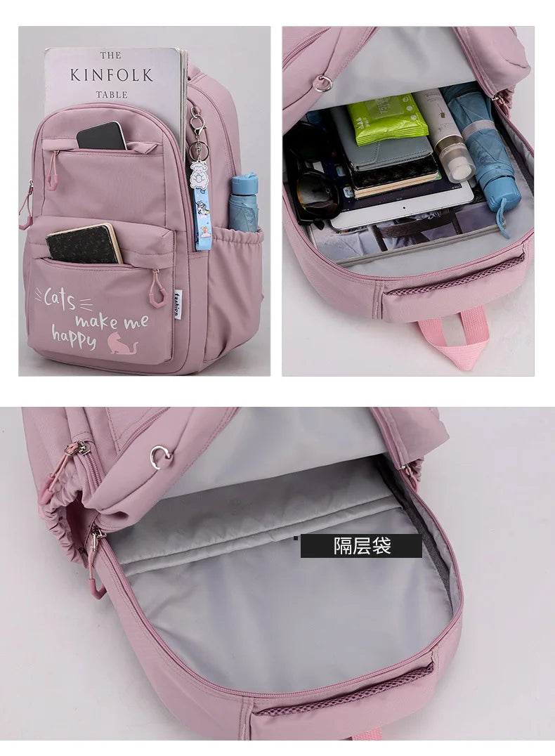 Girls Casual School Backpack