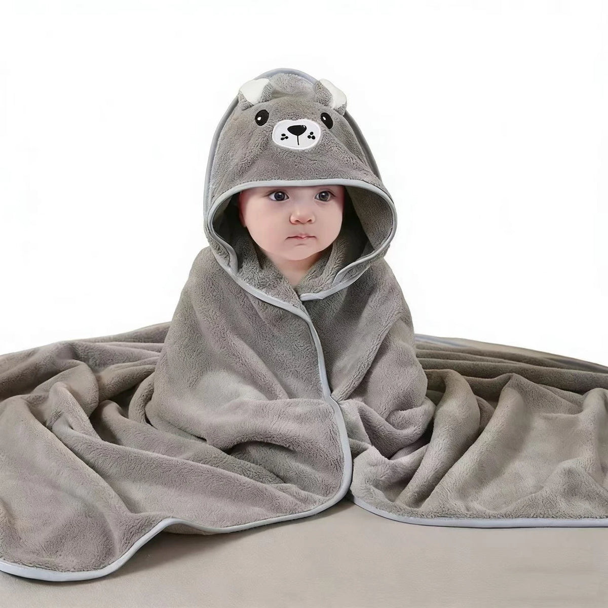 Kleinkind Bademantel Säuglings Bad Handtuch Junge Mädchen Decken Swaddle Mit Kapuze Cartoon Korallen Fleece Handtuch Decke Neugeborenen Kinder Bettwäsche