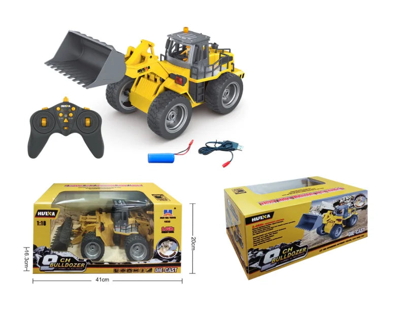 Huina 1520 1:18 RC Traktor Schaufel Spielzeug Rc Gabelstapler Engineering Auto Spielzeug Spielzeug für Kinder Junge Spielzeug Bulldozer Traktor Modell