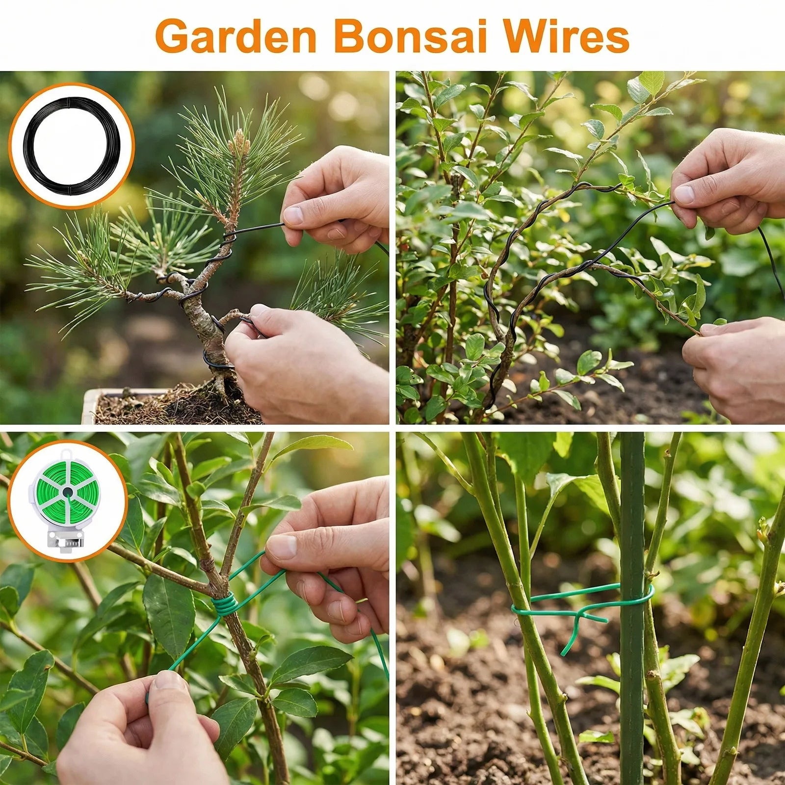 20-teiliges Bonsai-Werkzeugset - Komplettes Pflegeset für Bonsai-Bäume mit verschiedenen Spezialwerkzeugen