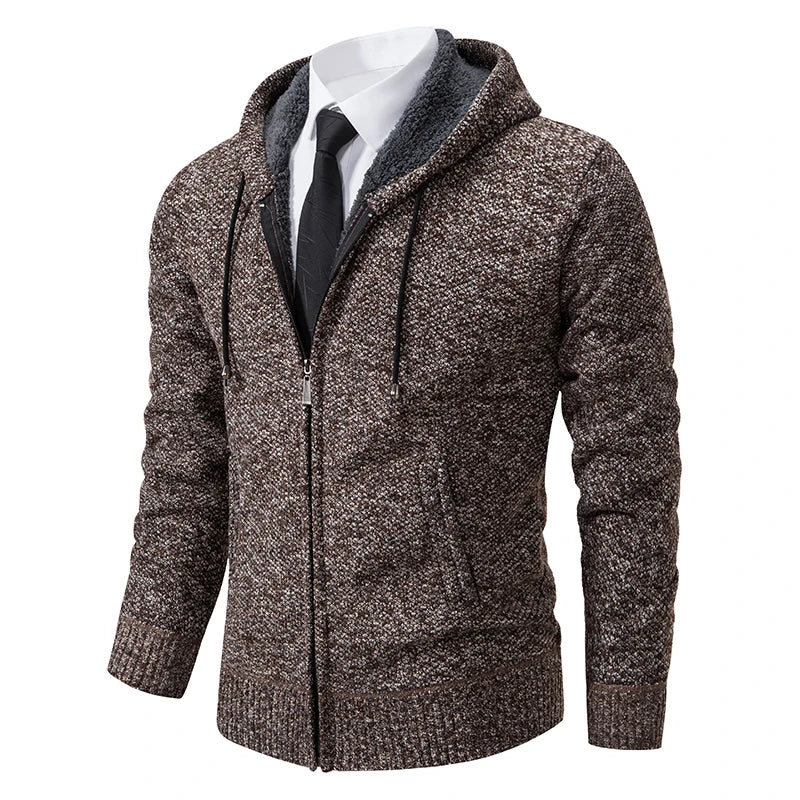 Herbst Und Winter New Jersey männer Casual Sport Mantel Einfarbig Stehkragen Wullover Greifen Fleece Warm Zipper Strickjacke