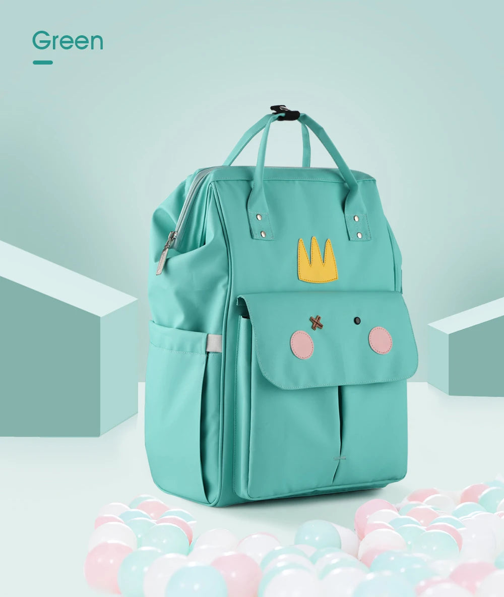 Wasserdichte Mama Windel Rucksack Cartoon Design Mutter Mutterschaft Windel Reisetasche große Kapazität Baby pflege Pflege Kinderwagen Taschen
