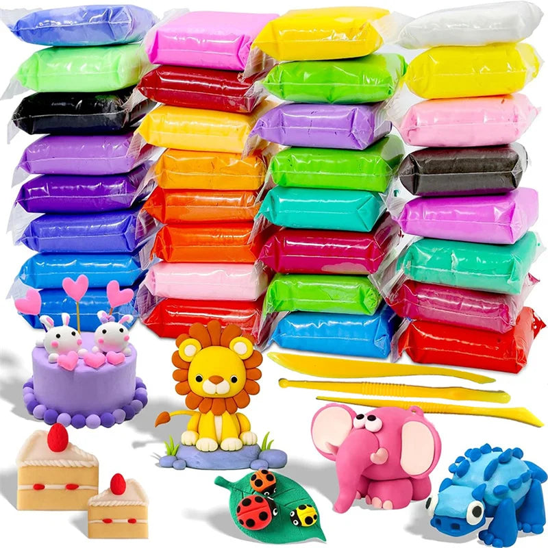 Lufttrocknendes Plastik-Ton-Set
