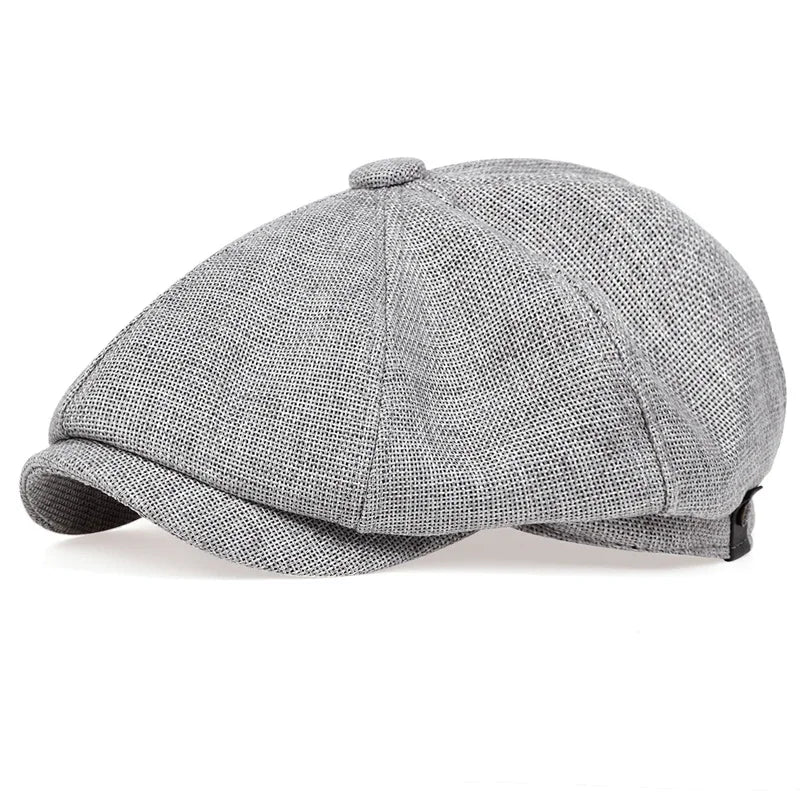 Retro Newsboy Caps für Herren, achteckige Hüte, britische Malerhüte, Herbst-Winter-Baskenmützen, Fischgrätmuster-Flatcaps, Hip-Hop-Baskenmützen, Gorras