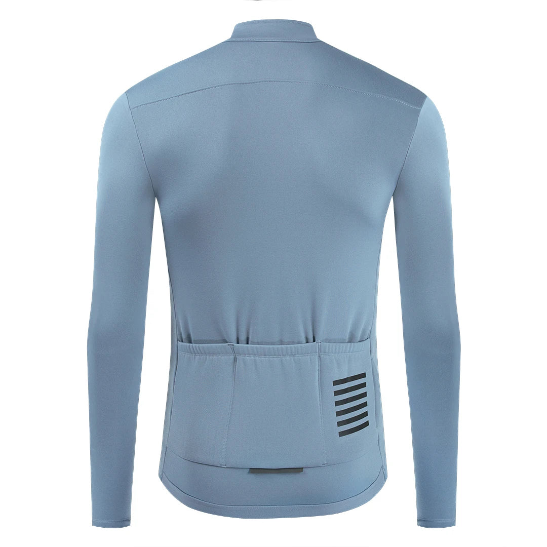 YKYWBIKE Herren Radtrikot Winter & Herbst Langarm Thermo-Fleece-Futter Fahrrad Warme Jacke Rennrad MTB Kleidung