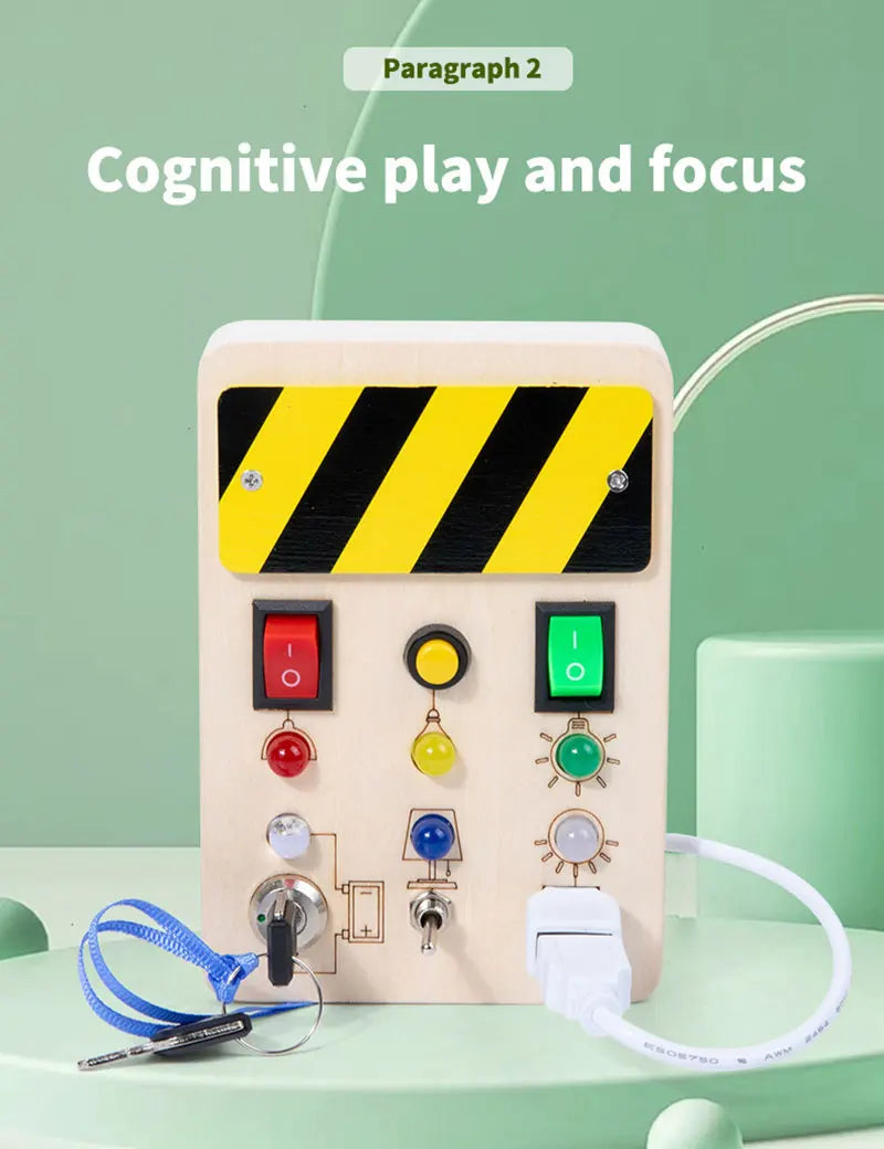 Montessori LED Busy Board