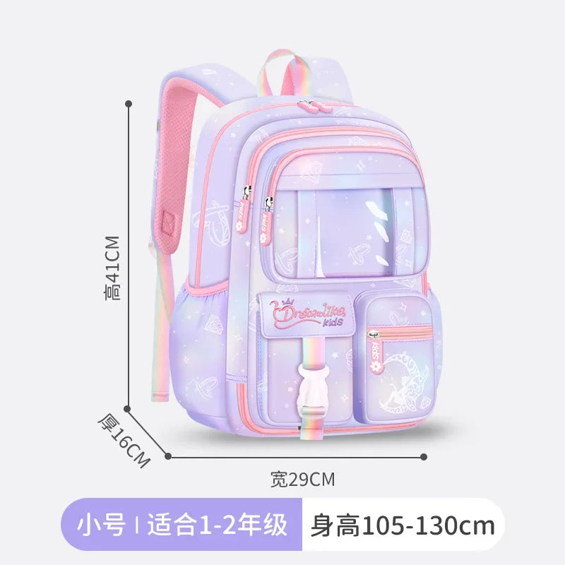 Pink Princess School Backpack