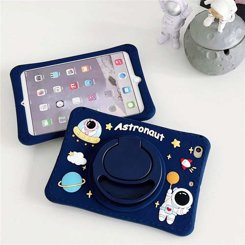 Kinder Fall Für Xiaomi RedMi Pad SE 8,7 "11" 10,61 "POCO Pad 12,1" Tablet Abdeckung Mipad 5 11 6s Pro 12,4 360 Rotation Griff Stehen Funda