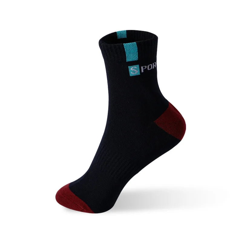 5 Paar Größe 37–43 Herren Bambusfaser Herbst Winter Herren Socken Atmungsaktive Baumwolle Sportsocke Atmungsaktive Deodorant Business Socken