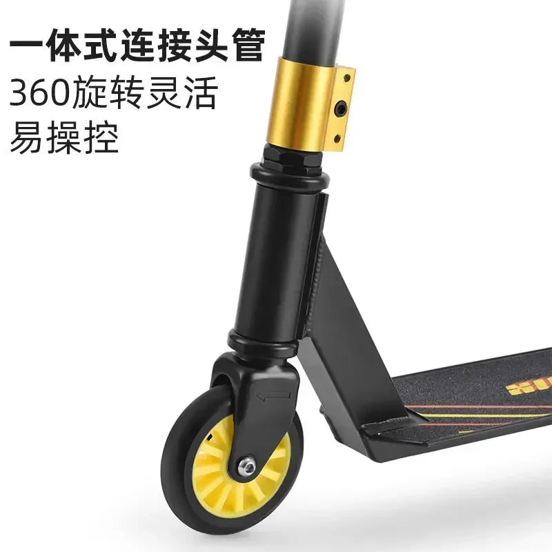 Roller, Roller, 6–12 Jahre alt, Teenager, zweirädrige Straßenbürste, ausgefallenes Rennrad, Pedal, Eingangsbereich, Stunt-Roller
