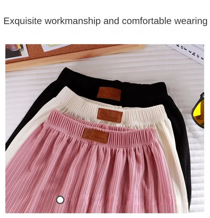 Sommer dünne atmungsaktive verhindern Moskito Candy Farbe Kinder Jungen Mädchen Baby Hosen