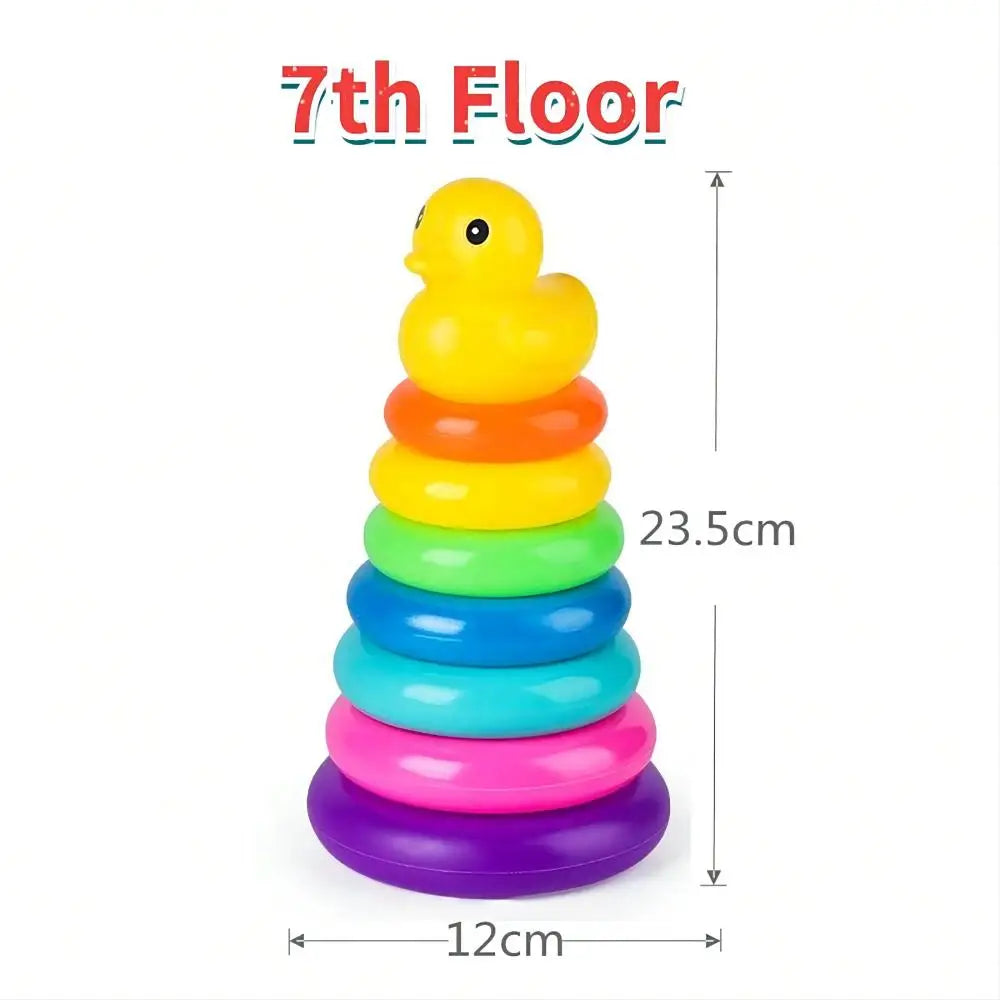 Montessori-Babyspielzeug, rollender Ballturm, Montessori-Lernspiele für Babys, Stapelbahn, Baby-Entwicklungsspielzeug, 1, 2, 3 Jahre