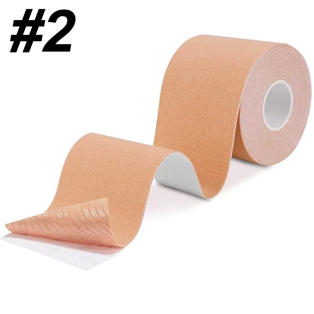 5-Rollen Kinesiologie-Tape, vorgeschnitten |   Wasserdichtes, elastisches Sportband, selbstklebendes Sportband zur Linderung von Muskelschmerzen und zur Unterstützung der Gelenk