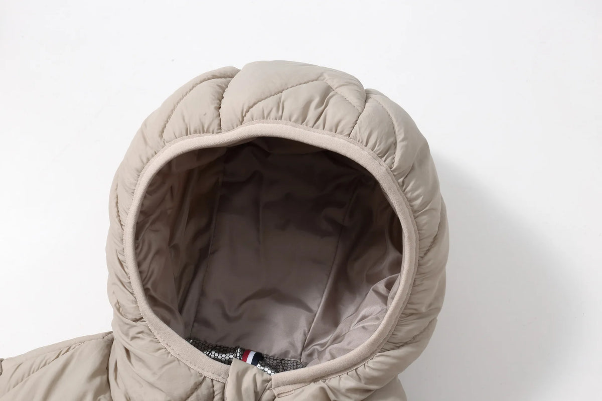2025 herbst Winter Neue Jungen Mädchen Jacke Einfarbig Dicke Warm Halten Mit Kapuze Zipper Mantel Für 2-12 Jahre jugendliche Kinder Baumwolle Outwear