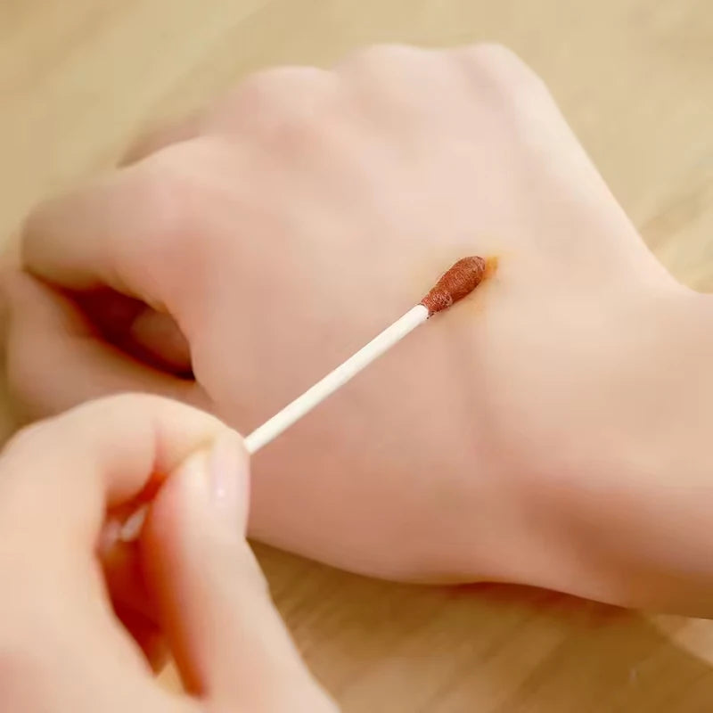1500/500 stücke Runde Headed Baumwolle Tupfer Doppel Headed Frauen Make-Up Baumwolle Knospen für Holz Sticks Nase Ohren Reinigung gesundheit Pflege Werkzeug