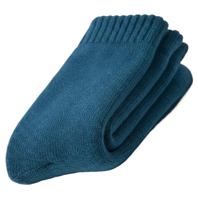 2026 Neue Winter-Supersocken, extra dick und warm, Wollsocken für Männer und Frauen, einfarbige Socken, Merinowollsocken gegen Kälte und Schnee, Frottee-Socken