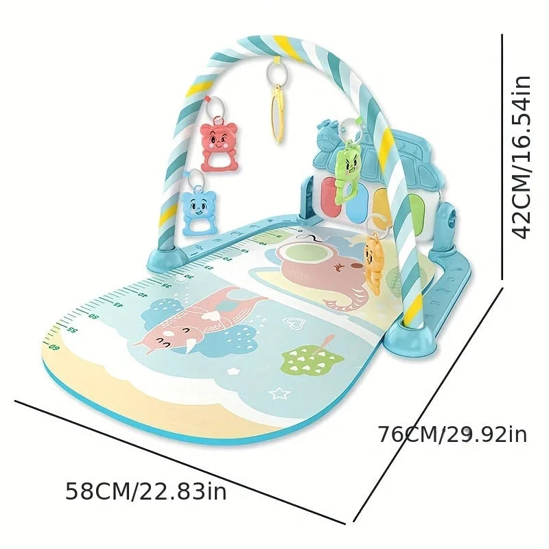 Baby 0-1 Jahre alt Baby Fitness Stand Pedal Klavier Spielzeug Neugeborenen Musik Pedal Klavier Fitnessgeräte Bettglocke Spielzeug