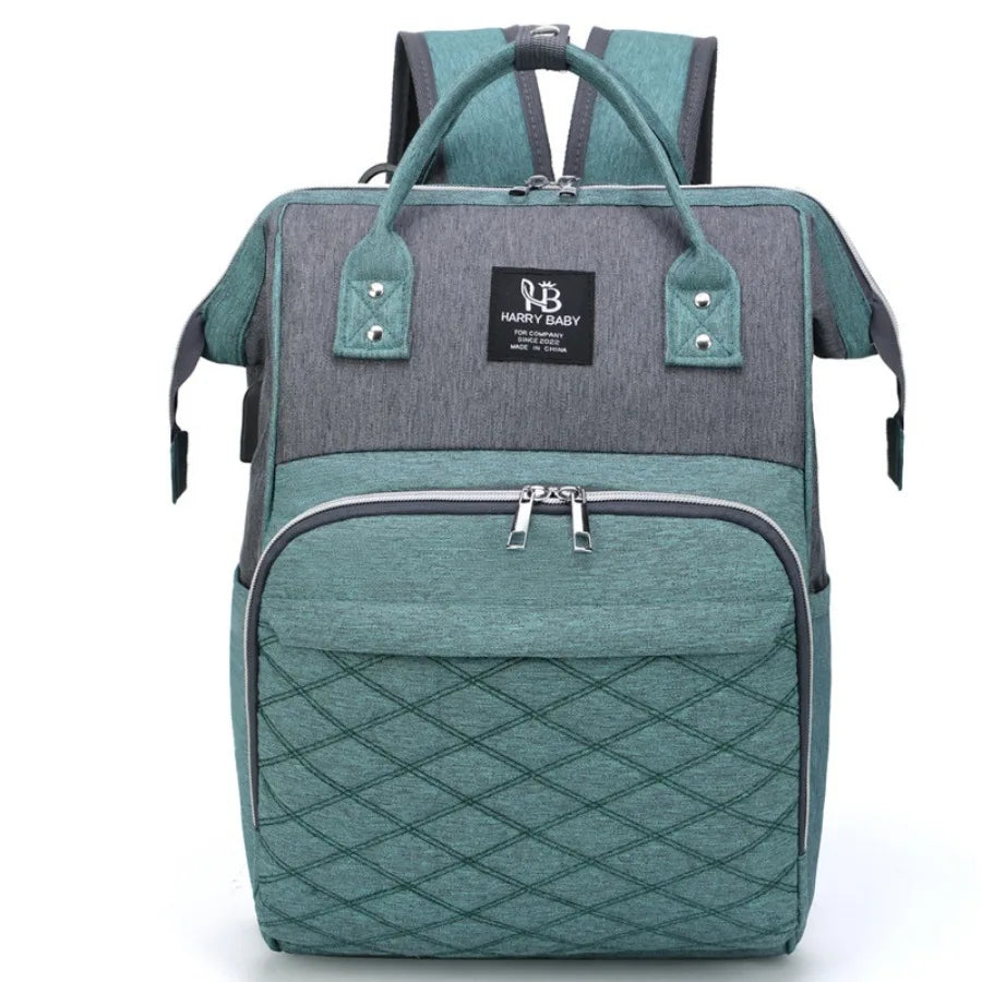 Mama Diaper Bags Baby Stroller Hanging Bag Mother Large Capacity Diaper Backpacks with Changing Mat Practical Baby Nursing Bags