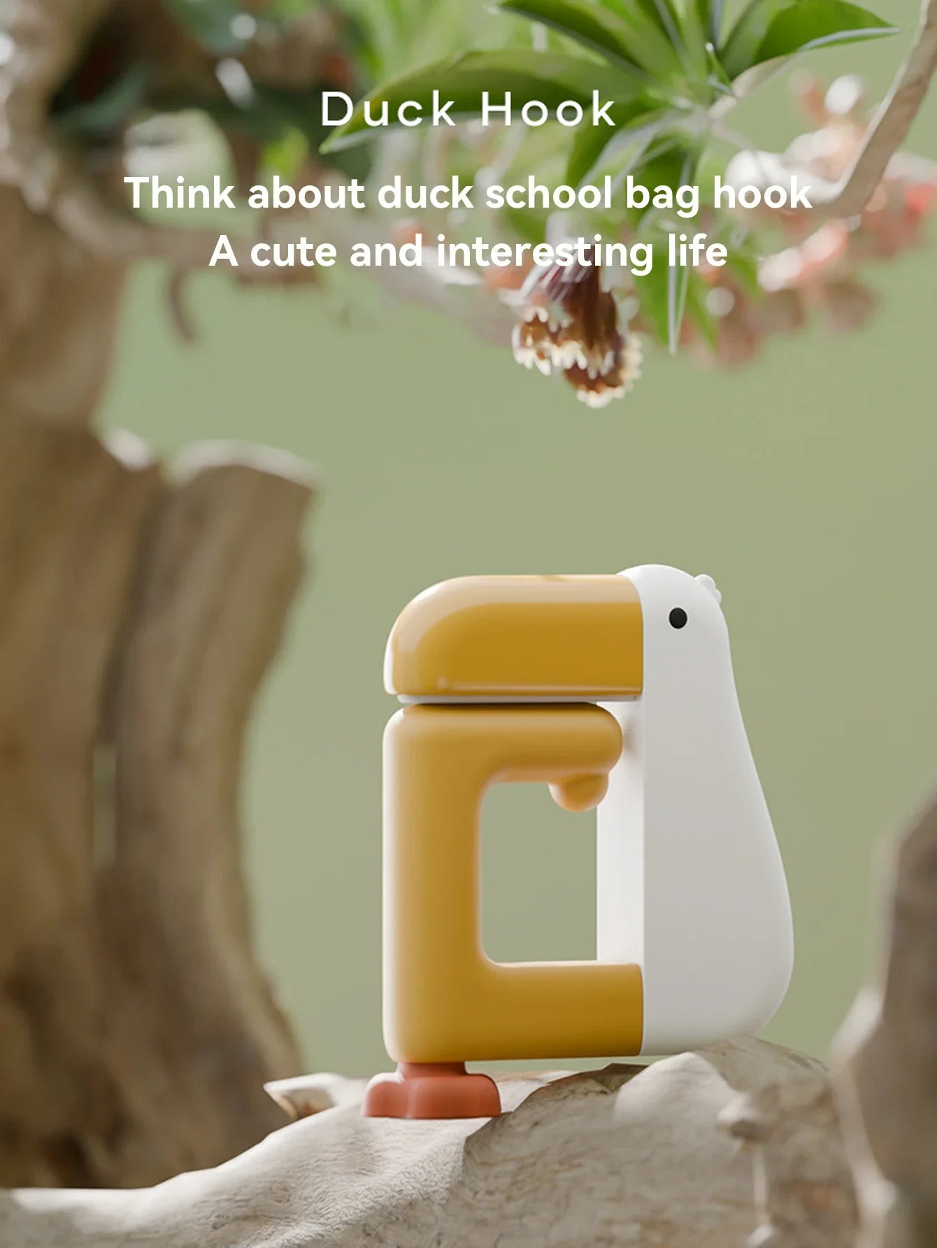 Tragbare Bürobedarf Denken Ente Haken Hängen Dekor Tisch Interessante Brieftasche Tasche Haken Wand Aufhänger Halterung Handtasche Nicht Wortspiel