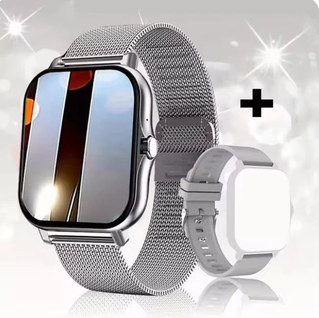 KESHUYOU 2025, neue Smartwatch, Bluetooth, sprechendes Blutsauerstoff-/Blutdruckmessgerät, Smartwatch für Damen und Herren, Weihnachtsgeschenk