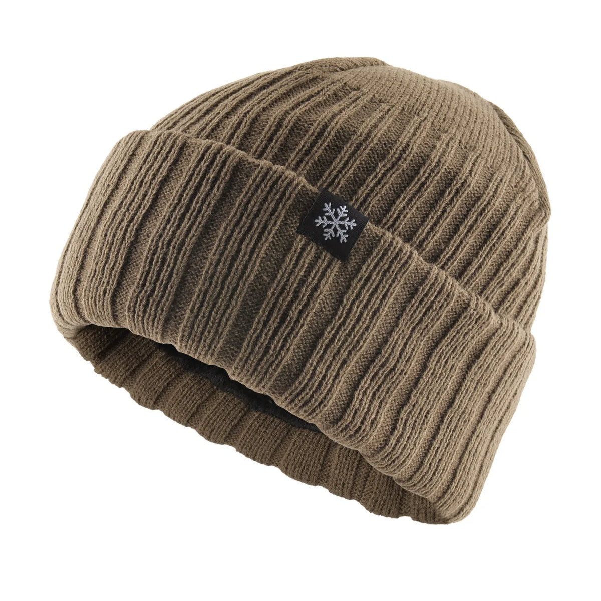 Warme Herbst- und Wintermützen für Männer mittleren Alters und Senioren, Strickmützen für Väter und Großväter, Seniorenmützen mit Fleecefutter.