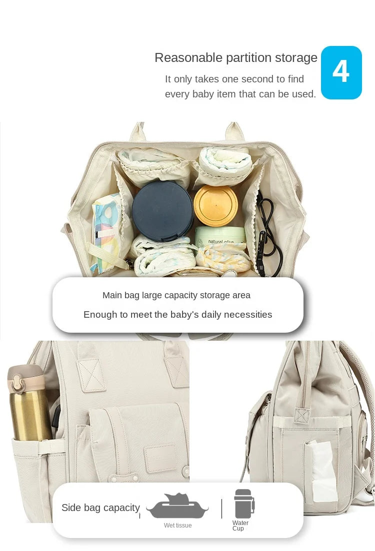 Baby Windel Taschen Mama Rucksack Mutterschaft Tasche für Baby Große Kapazität Mama Tasche Wasserdichte Reise Baby Kinderwagen Tasche Mutter Kinder