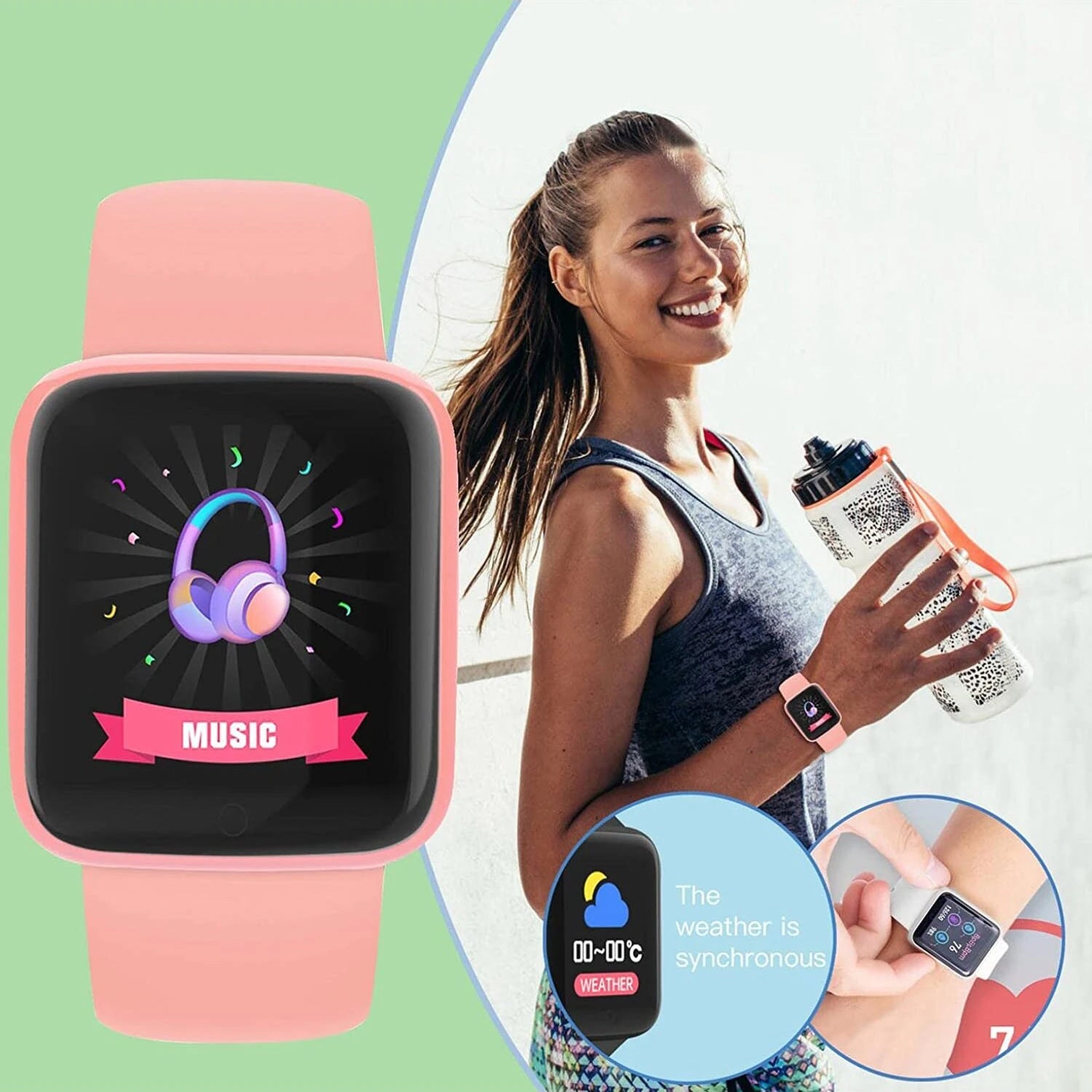 Multifunktionale Smart Watch Männer Frauen Bluetooth Verbunden Telefon Musik Player Fitness Sport Armband Schlaf Monitor D13 Smartwatch