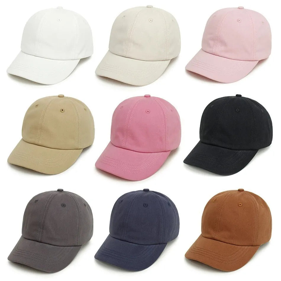 Baby Mädchen Baseball Caps Rosa Schwarz Weiß Grau Kinder Niedrigen Profil Sonne Hut Kinder Jungen Lauf Headwear Kleidung Zubehör